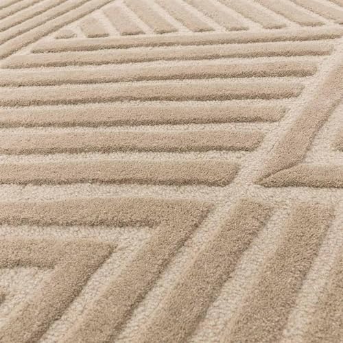 Image of Woolen Modern Collection Tufted Carpet for Living Room Bedroom and Hall Size 8 x 10 Feet Color Multi-5