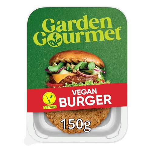 GARDEN GOURMET Hamburguesa Vegana Refrigerada - Burger vegana sin carne a base de proteínas vegetales - 150g