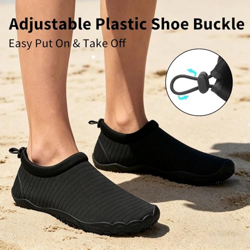 Image of Mishansha Womens Barefoot Water Shoes Wide Toe Box Swim Shoes Quick Dry Non Slip