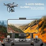 Bwine F7 GPS Drones with Camera for Adults 4K Night Vision, 3-Axis Gimbal, 2Mile Long Range, 75Mins Flight Time Professional Drone with 3 Battery, Auto Return+Follow Me+Fly Around+Beginner Mode