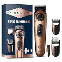 King C. Gillette RASOIO ELETTRICO BARBA PRO, Regolabarba Uomo, Selettore di PRECISIONE, CURA BARBA...