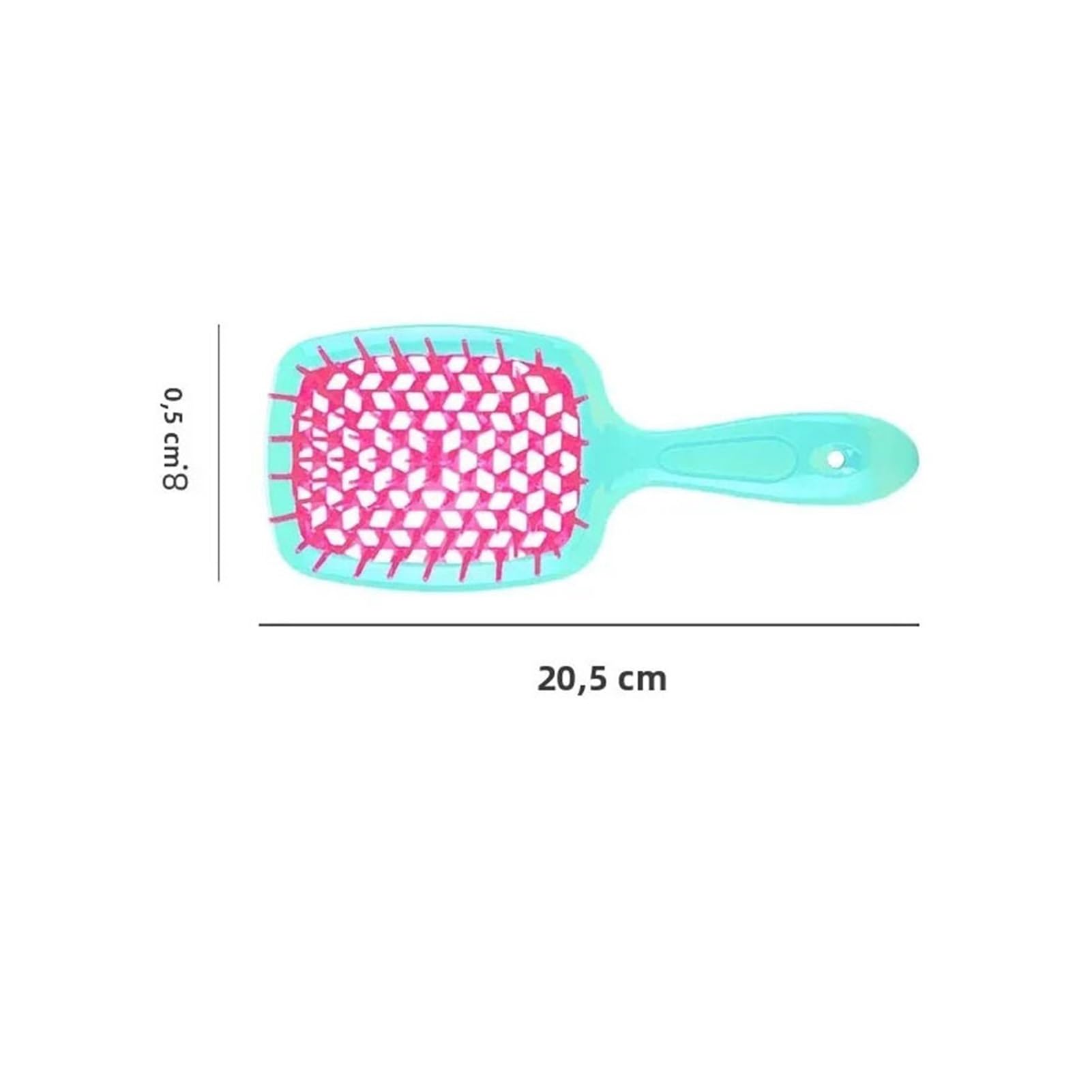 Peigne à cheveux ajouré, poils en plastique élastiques, brosse démêlante, 10/20 pièces(G-10PCS)