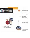 Table Tennis Trainer Toys for Kids & Adults | Rebound Rackets and Balls Base Training Practice Set | Outdoor Indoor Games for Boys & Girls (Blue) gallery image