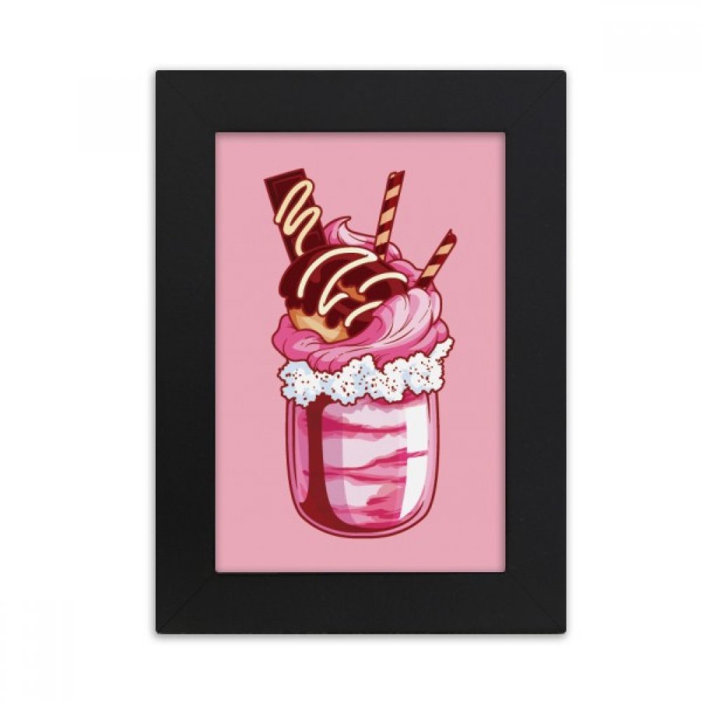 Marco de la Foto de Arte Negro para Escritorio Decoración Divertida de Cocina y Dormitorio Juvenil