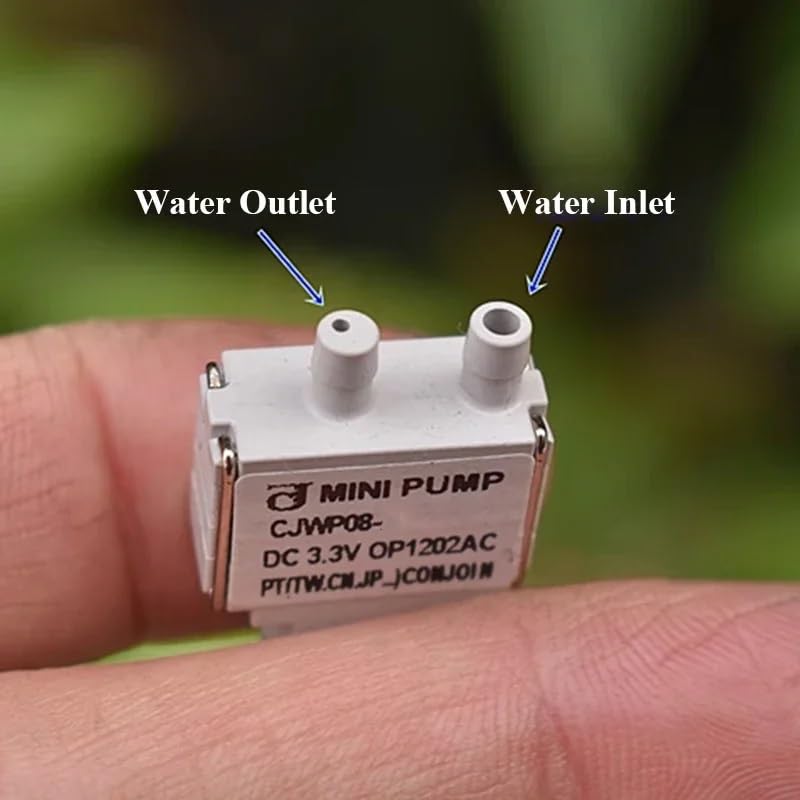 Mini Pompa Acqua M20 A Membrana DC 3V-4.2V, Autoadescante 90ml/min &ndash; Per Progetti Fai-da-te