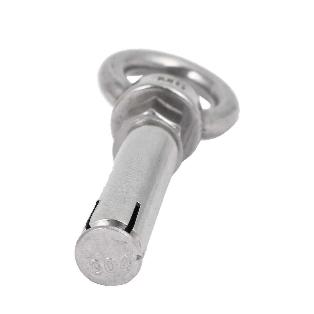 Aexit 10 sztuk M6x60mm 304 Śruba rozporowa ze stali nierdzewnej Zamknięty hak Śruba kotwiąca(Boulon d'ancrage à crochet fermé à vis d'expansion en acier inoxydable 304 de 10pcs M6x60mm 304