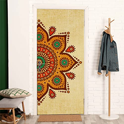 Image of Asian Paints EzyCR8 P&S Mandala Design Door Mural