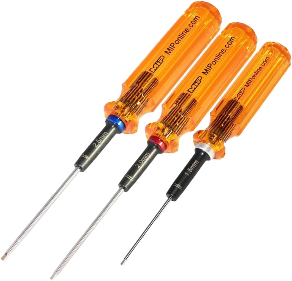 MIP 9602 Hex Driver Wrench Set Gen 2 Metric 3 1.5mm 2.0mm & 2.5mm