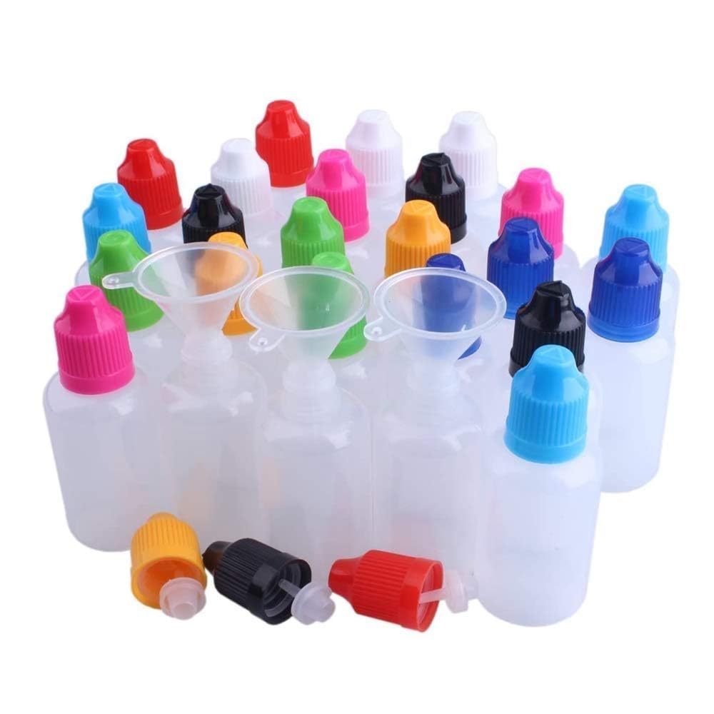 NANSHINE 100ML x 20 LDPE Plastic Dropper Bottles