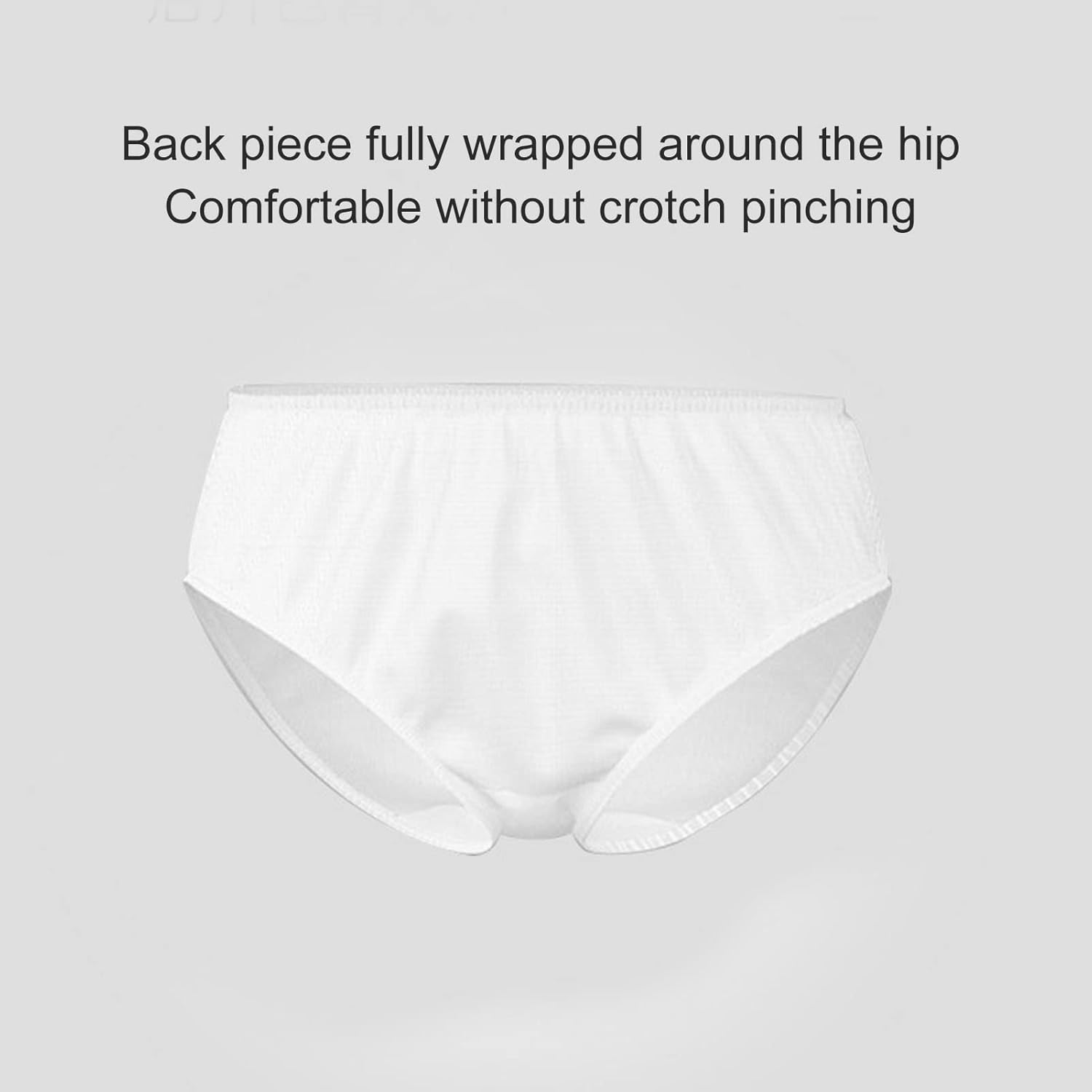 5 個の女性の使い捨て下着 旅行キャンプハイキングアウトドアスポーツのための純粋な綿のマタニティ使い捨て下着 白い Xxl