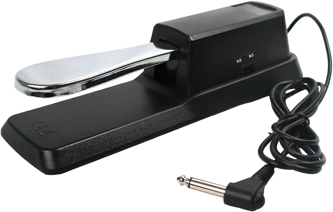 Pedal Sustain Para Teclado Piano Compatível Com Kurzwei Yamaha Roland Casio
