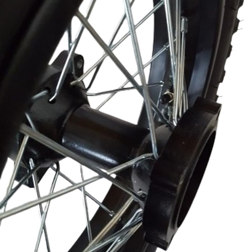 Dirtbike Komplettrad Pitbike Stahlfelge Ersatzreifen vorne 12 Zoll 80/100-12 12mm Achse