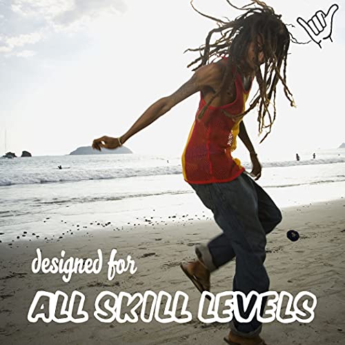 Epic Hacky Sack Balls, 3 Footbag Gift Set With Storage Tube #TOP4