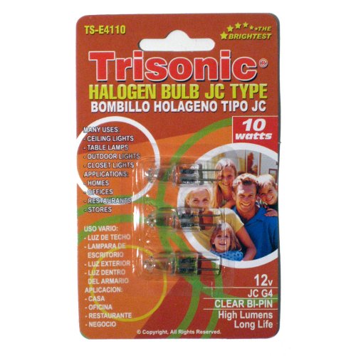 12 Pcs Halogen Jc Type Light Bulb G4 Base 12V 10W Watt #TOP1
