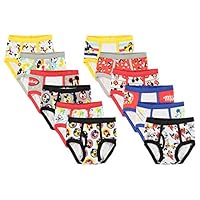 Disney Boys' Toddler Mickey Mouse 12-Days of Surprise Underwear Makes Potty Training Fun, Available in Sizes 2/3T, 4T and 6, Box 12pk, 2-3T