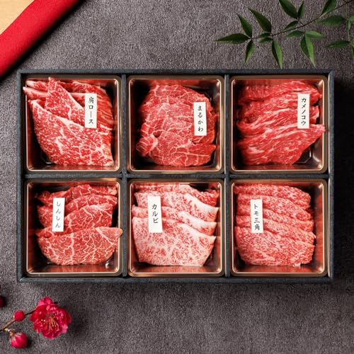 【和牛セレブ】 『クリスマスにおススメ!』 神戸牛 6種の希少部位 焼肉食べ比べ 500g 熨斗 のし対応 ギフト 冷凍 神戸牛らの逸品、至高の美味を堪能 内祝い お祝い お礼