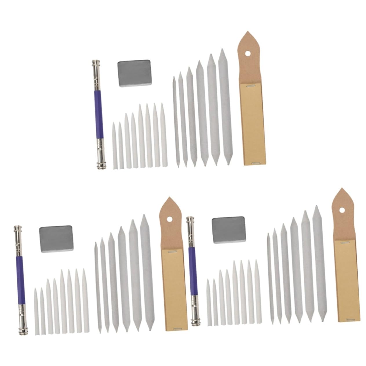 STOBOK 3pcs Blending Paper Stump Sketch Sandpaper Pencil Extender Holder Art Charcoal Erasable Sandpaper Pencil Stump Paper Blending Sticks Blending Stumps Sandpaper Pencil Shading Stump