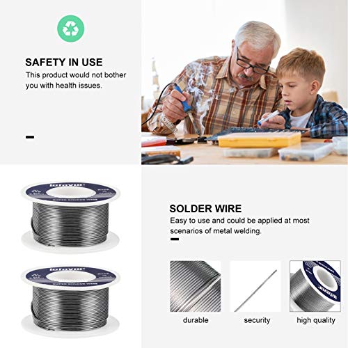 FAVOMOTO Tin Chumbo Rosin Núcleo de Solda Elétrica 50G Diâmetro 0. 8Mm 2Pcs
