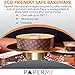 Round Paper Cake Pans – 12pcs, 8” x 2.4”, 35oz – Oven, Microwave & Freezer Safe Panettone Paper Mold With Hole – Non Stick, Disposable & Presentable Paper Tube Pans – for Runny, Thick & Dough Batter