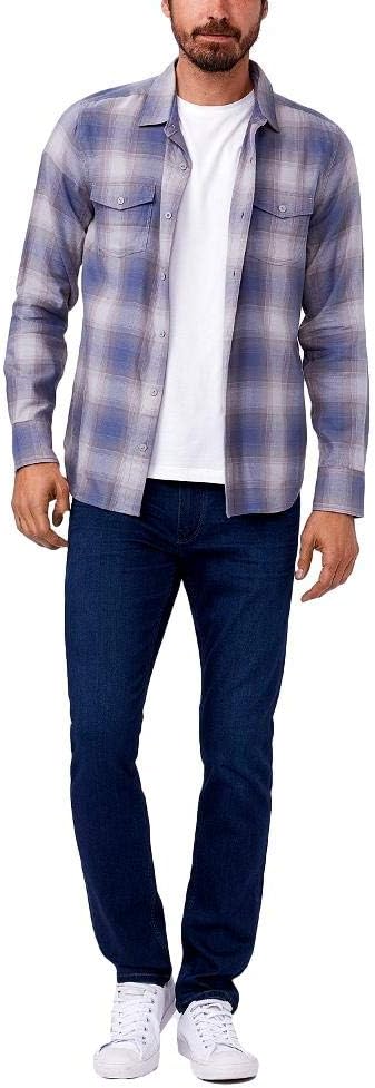 PAIGE Everett Brushed Cotton Button Down Shirt Shirt - Image 4