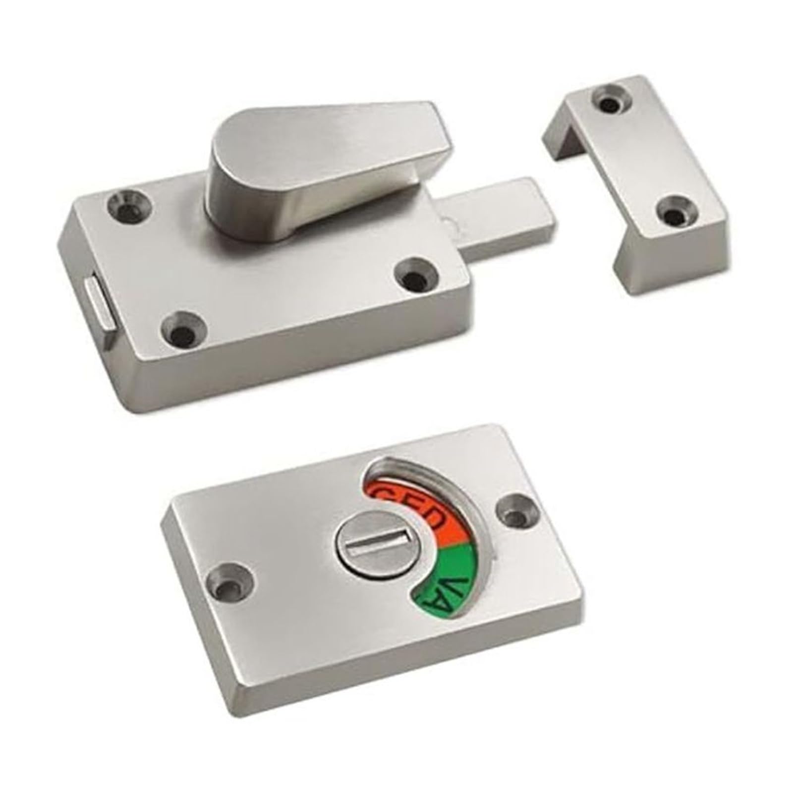 Bojhgo One Color Latch Indicating Lock, Indicator Partition With Occupancy,Toilet Stall Door