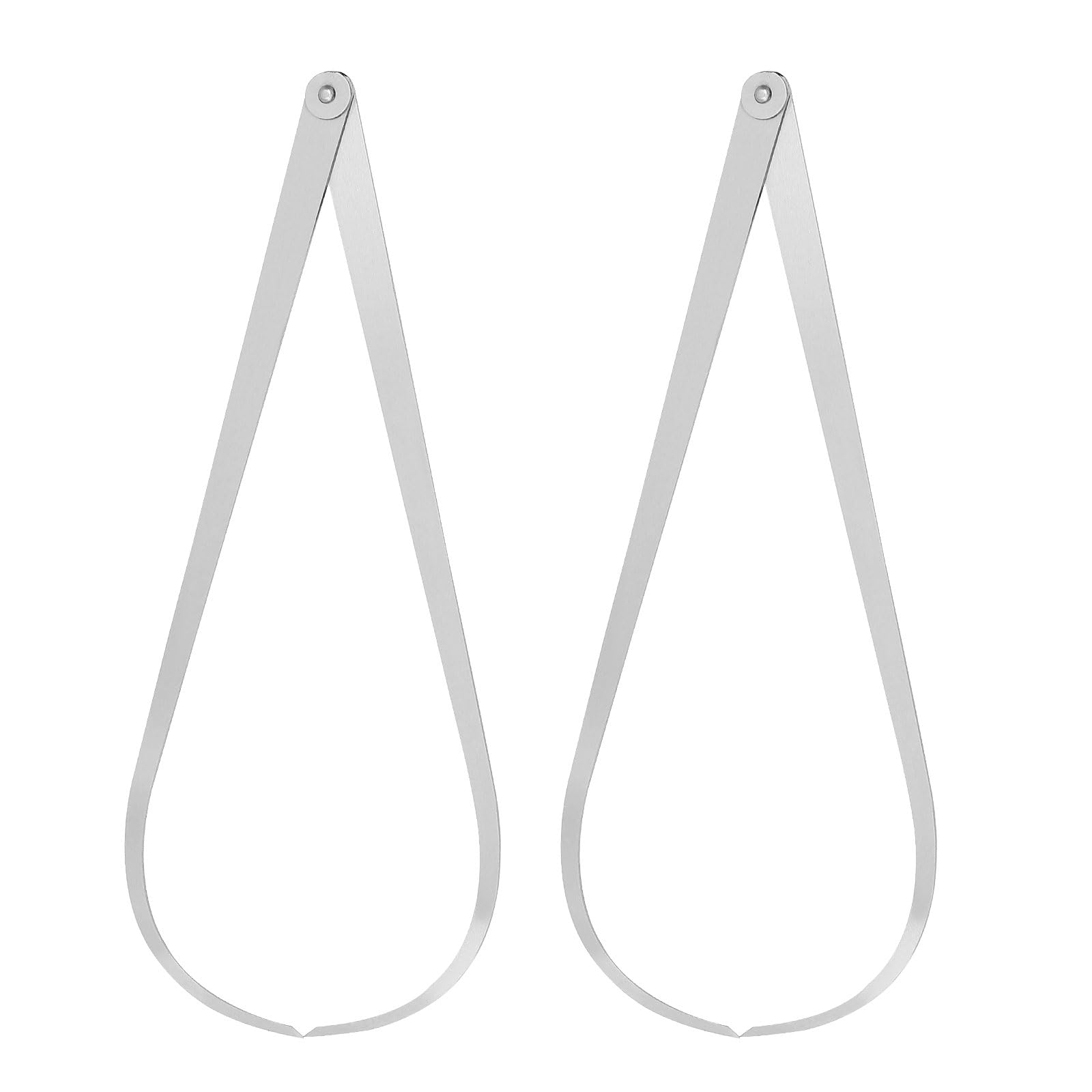 QUARKZMAN 2pz Esterno Calibro 400mm 16" 410 Acciaio Inox Azienda Attrito Giunto per Interno Misurazioni