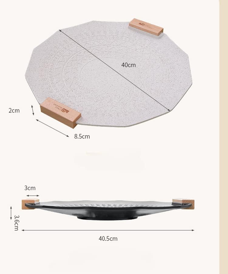 多機能天板 鉄板多機能天板 耐熱皿 キャンプ用鉄鍋 キャンプ用フライパン 医療用ストーンキャセロールベーキングパン キャンプディスク
