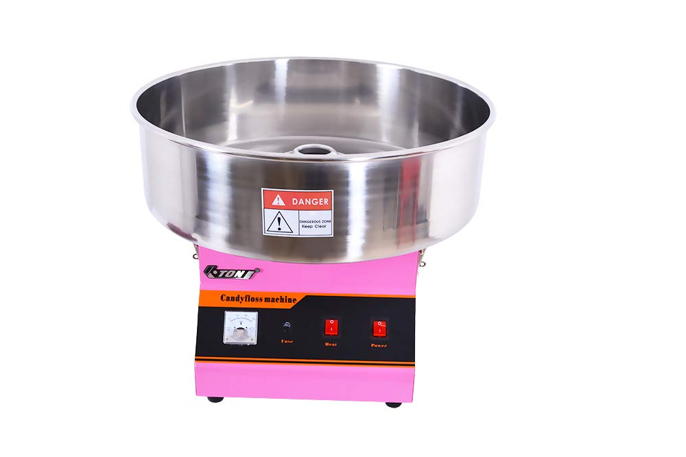 Candyfloss machine    綿菓子機 Amazon.co.jp: kolice商業52x52x42cmキャンディフロスメーカー