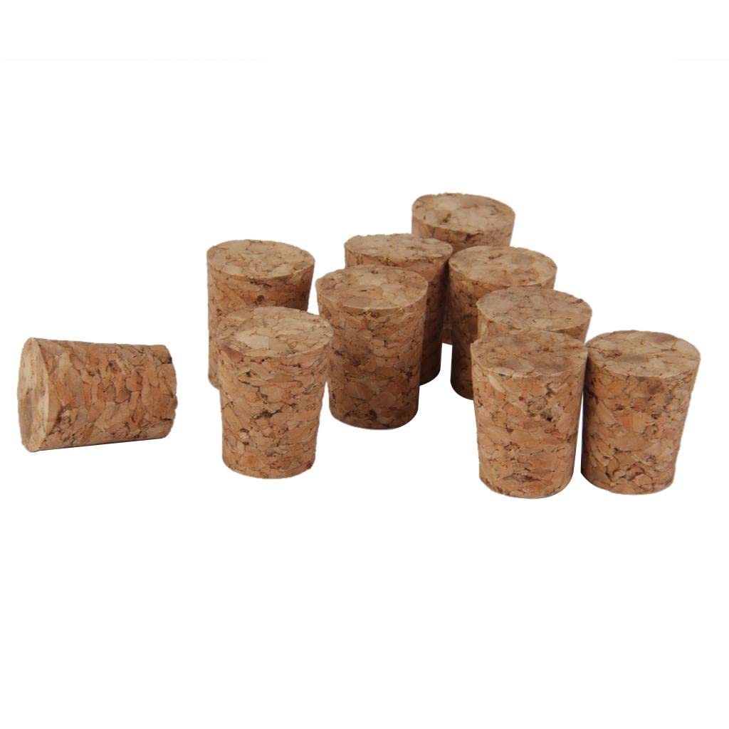 Tapones de corcho cónicos 18 mm x 14 mm x 22 mm para manualidades