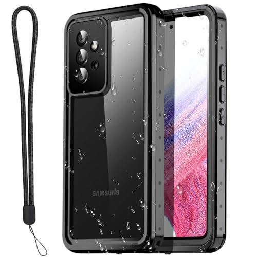 AICase Waterproof Case for Samsung Galaxy A53 5G (6.5') Snowproof, Dustproof and Shockproof, IP68 Certified Full Body Protection Fully Sealed Underwater Protective Cover for Samsung A53 5G 2022