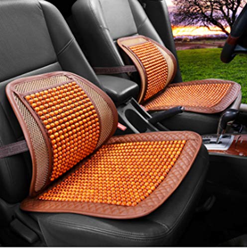 Xihaoer ademend en comfortabel kussen voor auto en ijs zijde bamboe Lumbar ondersteuning kussen voor kantoor en auto