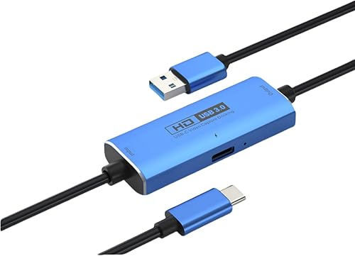 USBC a PD USB3.0 Tarjeta de captura de audio y video Grabadora en vivo MS2130, TYPEC3.0 Dispositivo de tarjeta de captura de mano Conexión de mano