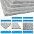 BXI Thickened Sound Absorbing Panels - 12 Pack 12 X 12 X 0.5 Inches Dense Acoustic Panels, Echo Noise Reducing Sound Panels, Tackable Studio Panels for Wall and Ceiling Acoustic Treatment