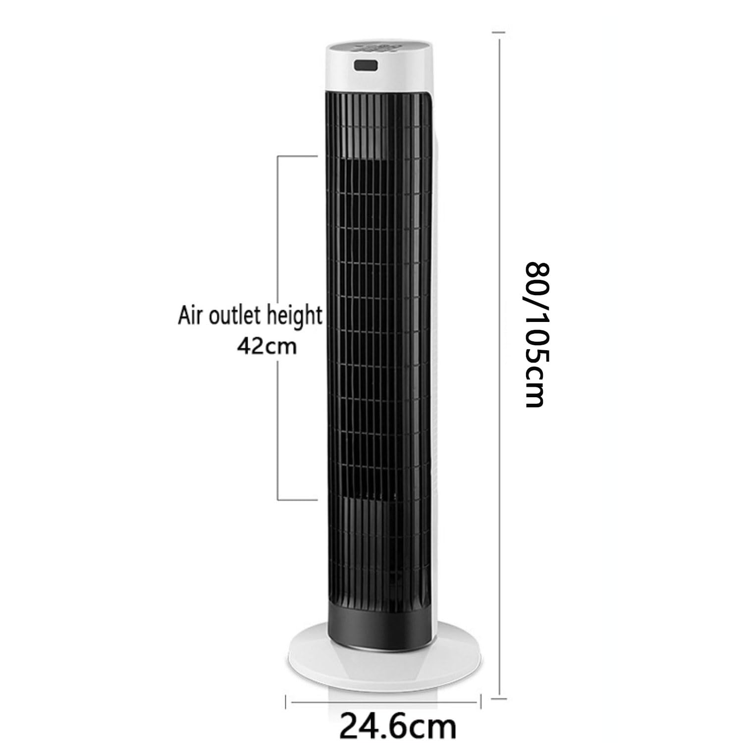 Aire acondicionado portátil 3 en 1, ventilador de torre oscilante de 80 pulgadas, 3 velocidades, temporizador de 7 horas, enfriador de aire silencioso para casa, oficina, viajes