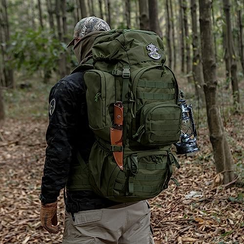 Mardingtop Molle Pouches Tactical Campact Water-Resistant Edc Utility Pouch Bags (6403-Khaki) #TOP5