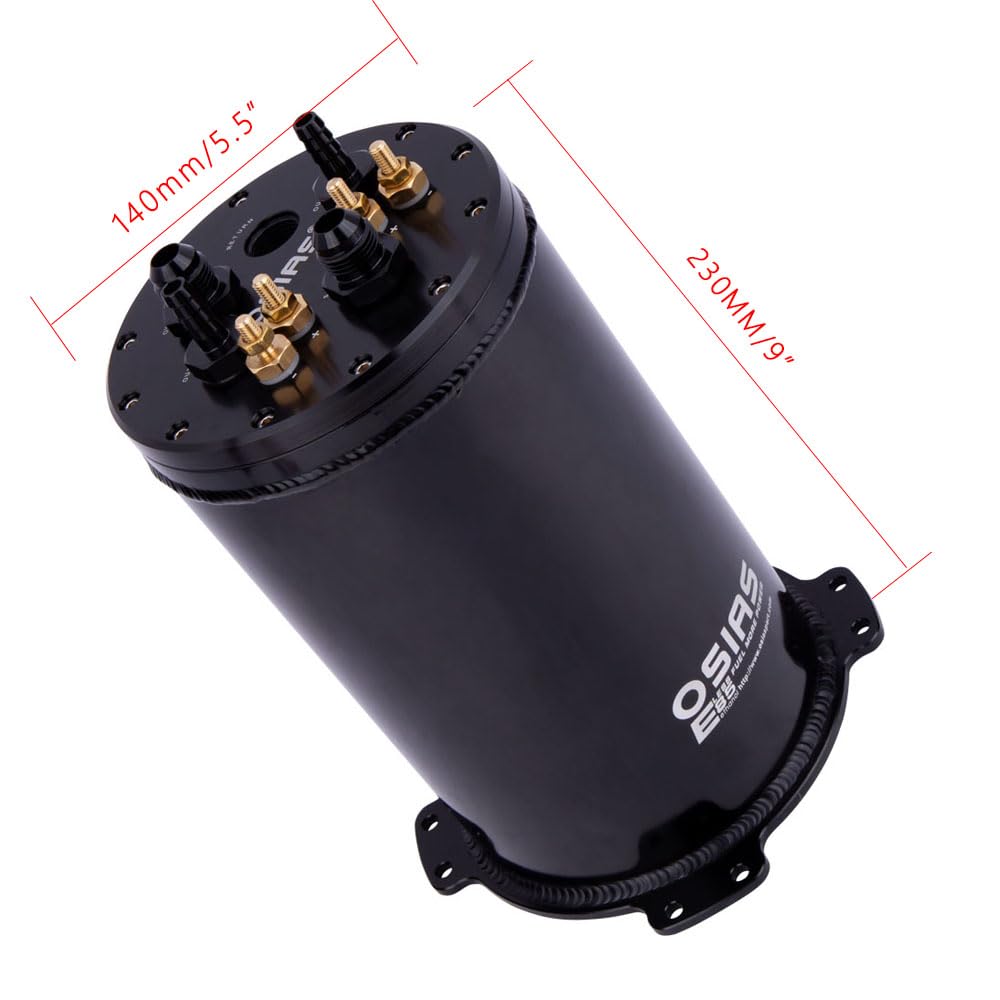 Amazon.com: OSIAS 2.6L/2.8L 8AN Fuel Surge Tank For Single or Twin