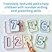 hand2mind Sensory Number Trays, Learning Numbers for Kids, Fine Motor Activities, Counting Toys for Sensory Seeking Kids, Texture Toys, Pre-Writing Skills for Toddlers, Montessori Math Materials