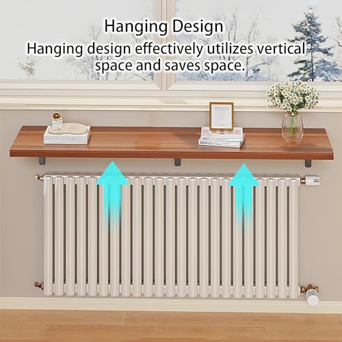 Étagère de radiateur flottante pour habiller un radiateur avec élégance - 4
