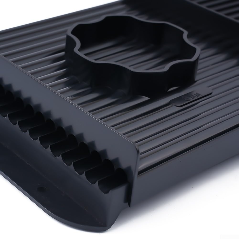 Boilie - Tavolo per pesca alla carpa, Boilies Bait Maker con base lunga, rullo in ABS per esche e pellet, 30 x 15 cm (nero), compatibile (14 mm)