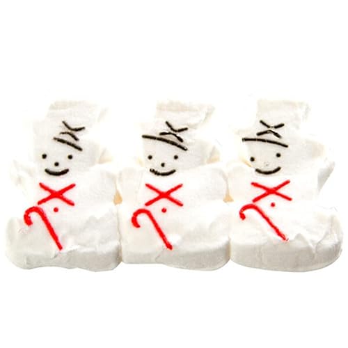 Miniatura 3 de Marshmallow - Caramelos de Navidad, malvaviscos con forma de personaje recubiertos de azúcar, rellenos de calcetines para amantes de los peep,