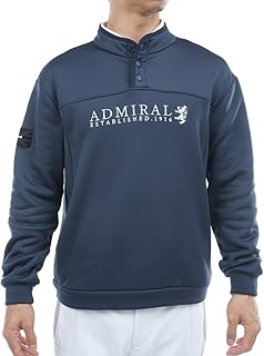 Admiral セーターAdmiral GOLF(アドミラル ゴルフ) カルイシ ハーフドットボタン スウェットメンズ