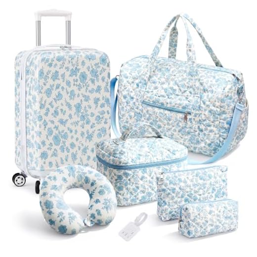 Stylish Redbaker Floral Luggage Set
