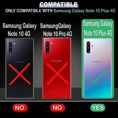 Image of Shockproof Back Cover Case for Samsung Galaxy Note 10 Plus 4G | 360 Degree Protection | Protective Design | Anti-Scratch Tough Slim TPU Case for Samsung Galaxy Note 10 Plus 4G (Green)