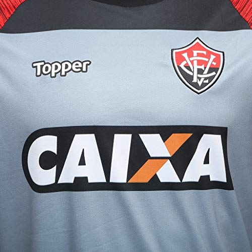 Camisa Vitória de Treino Atleta Topper 2018 Cinza 4201633-167 (GG)