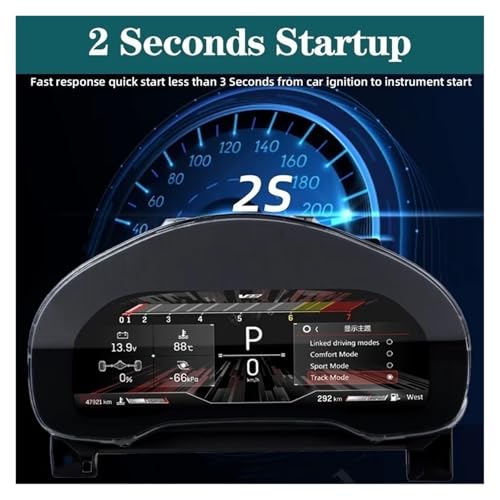 Odómetro y pantalla LCD de 12,3" para reparar cuadro de instrumentos Cadillac 5
