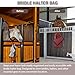 asdmm Bridle Halter Bag - Horse Tack Carry Bag, Farms Stable Organized Tool, 15