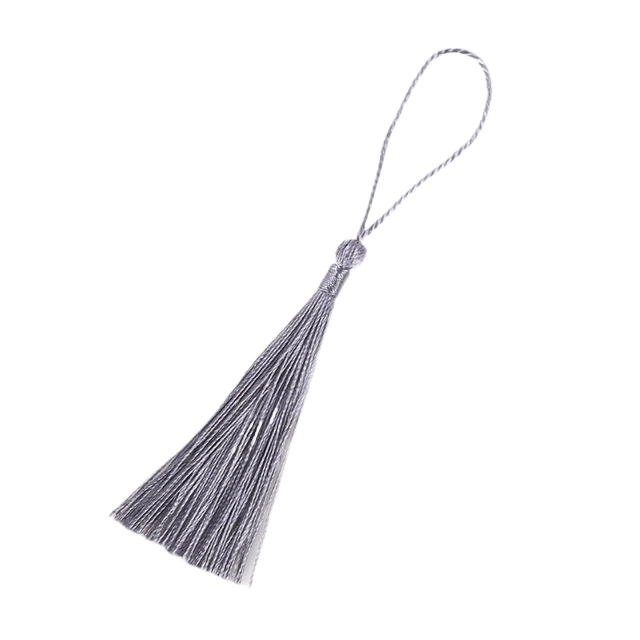 Mini Tassels for Crafts 50Pcs 13cm Hanging Rope Silk Tassel Fringe For Jewelry Making DIY Key Chain Earring Hooks Pendant Decoration Tassels(24)