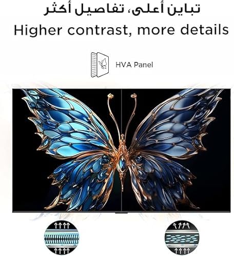 TCL 55-Inch 55P6K LED 4K UHD HDR Smart TV |Google TV, 60Hz, HDR 10, AiPQ Processor, Dolby Audio, MEMC, HDMI 2.1, Bluetooth 5.2, WiFi 5, Bezel-less Design, (55P6K - 2025 Model)