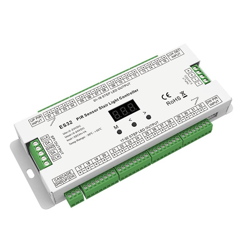 Protium 32 Steps LED Stair Lights Controller With Two PIR sensors & addressable RGB side light strip support-image-41