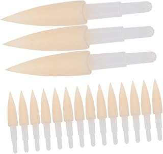 30pcs Soft Sponge Brush Pen Tips Replacement for Calligraphy